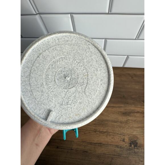 Vintage 90s Dunkin Donuts Tall Whirley Travel Mug Ocean Summer Cartoon Fish 32oz - Picture 9 of 12